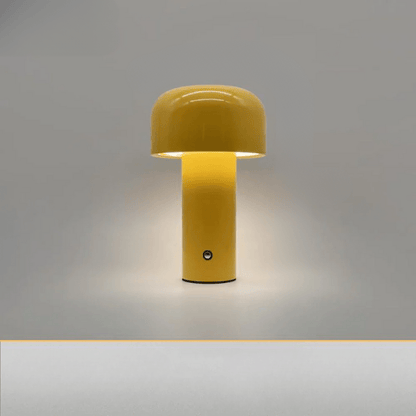 Portable USB Mushroom Lamp for Modern Home and Office Decor Yellow NaLani