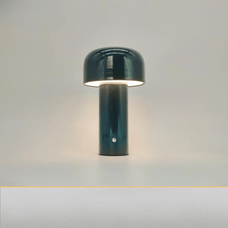 Portable USB Mushroom Lamp for Modern Home and Office Decor Dark green NaLani