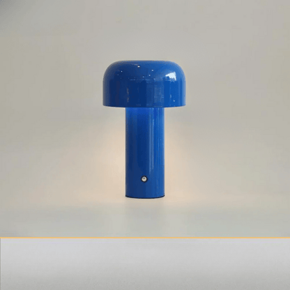 Portable USB Mushroom Lamp for Modern Home and Office Decor Blue NaLani