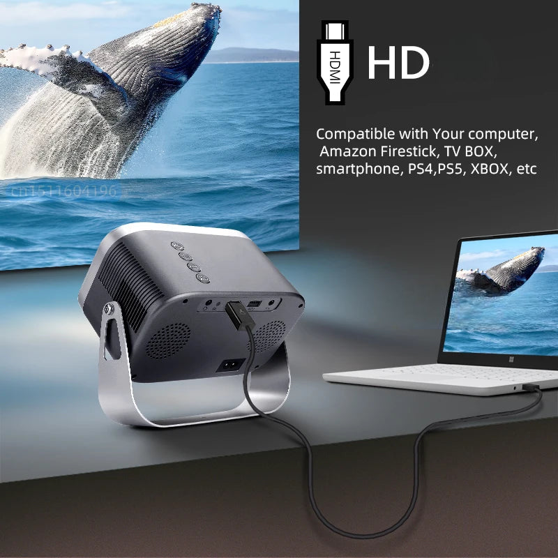 Portable WiFi 4K Projector For Home Theater Outdoor NALANI