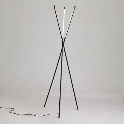 Post Modern LED Floor Lamp With Three Leaning Sticks NALANI