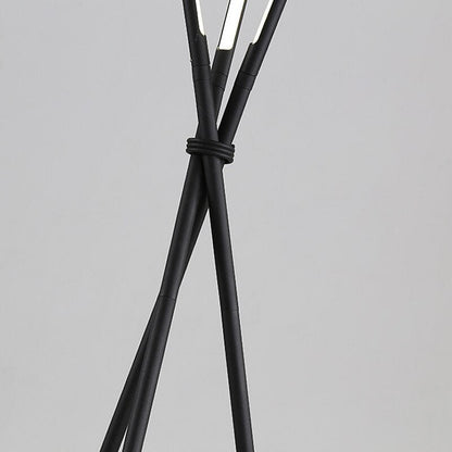 Post Modern LED Floor Lamp With Three Leaning Sticks NALANI
