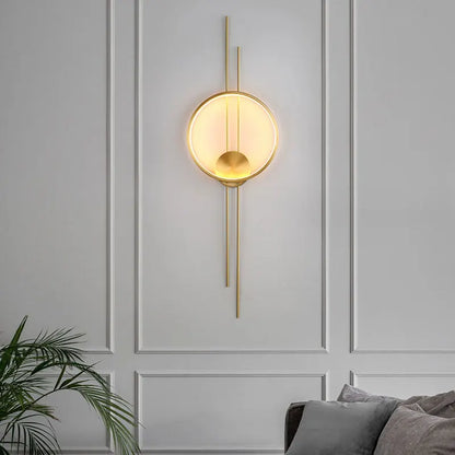 Postmodern Wall Lamp - Nordic Minimalist Decoration Gold left NALANI