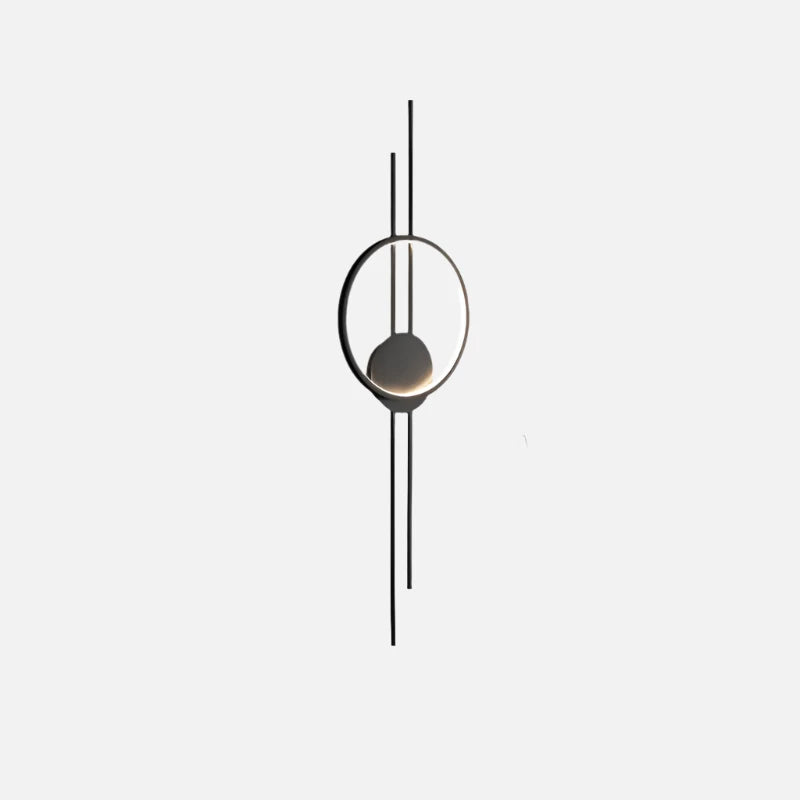 Postmodern Wall Lamp - Nordic Minimalist Decoration Black right NALANI