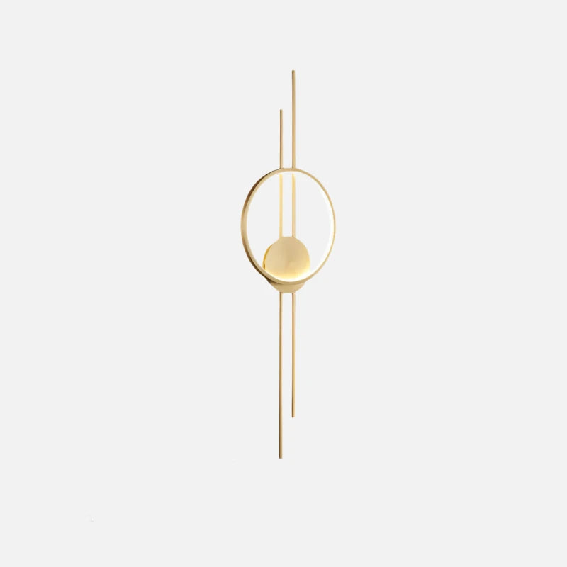 Postmodern Wall Lamp - Nordic Minimalist Decoration Gold right NALANI