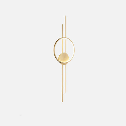 Postmodern Wall Lamp - Nordic Minimalist Decoration Gold right NALANI