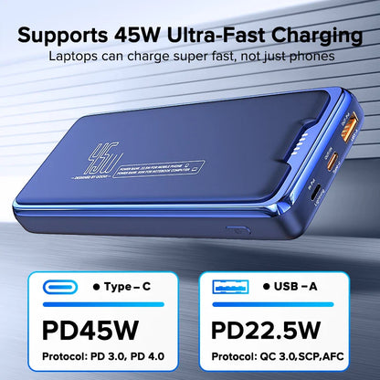 Power Bank 20000mAh 45W Fast Charging For Laptop Phone NALANI