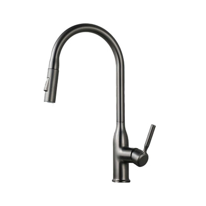 Pull Down Kitchen Faucet One Handle High Arc Dispenser NALANI