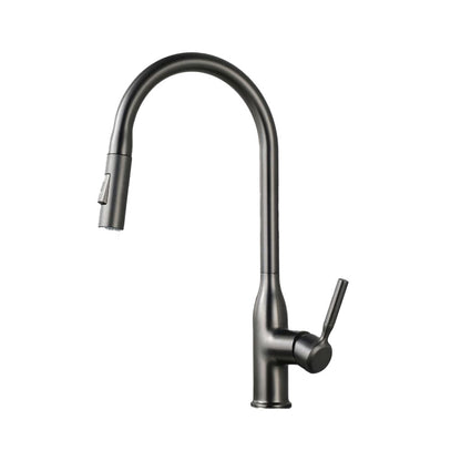 Pull Down Kitchen Faucet One Handle High Arc Dispenser NALANI