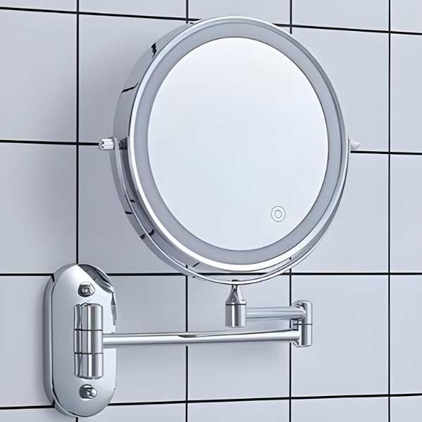 Radiant Magnifying LED Mirror with Rechargeable Lighting NaLani