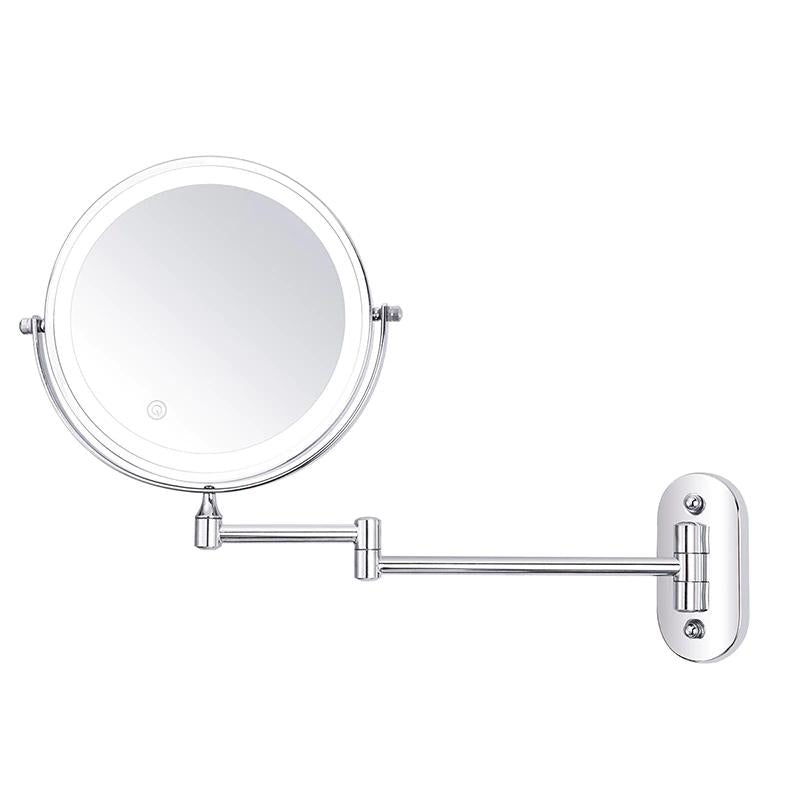 Radiant Magnifying LED Mirror with Rechargeable Lighting NaLani