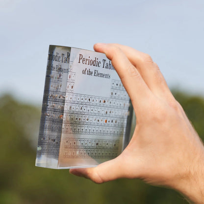 Real Elements Periodic Table Display with 83 Embedded Elements NaLani