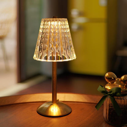 Rechargeable Crystal Table Lamp With Touch Dimming NALANI