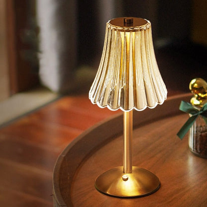 Rechargeable Crystal Table Lamp With Touch Dimming NALANI