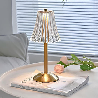 Rechargeable Crystal Table Lamp With Touch Dimming NALANI