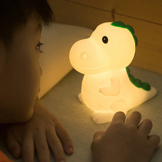 Rechargeable Kids Night Light with 7 Color Soft Glow for Bedroom NALANI