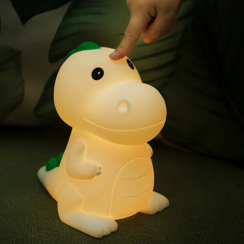 Rechargeable Kids Night Light with 7 Color Soft Glow for Bedroom NALANI