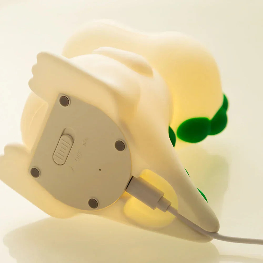 Rechargeable Kids Night Light with 7 Color Soft Glow for Bedroom NALANI