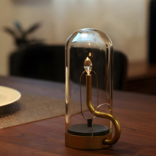 Rechargeable LED Table Lamp Wireless Modern Desk Light Gold NALANI