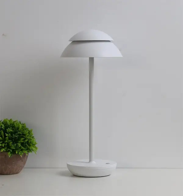 Rechargeable Modern Table Lamp Portable Dimmable LED White NALANI