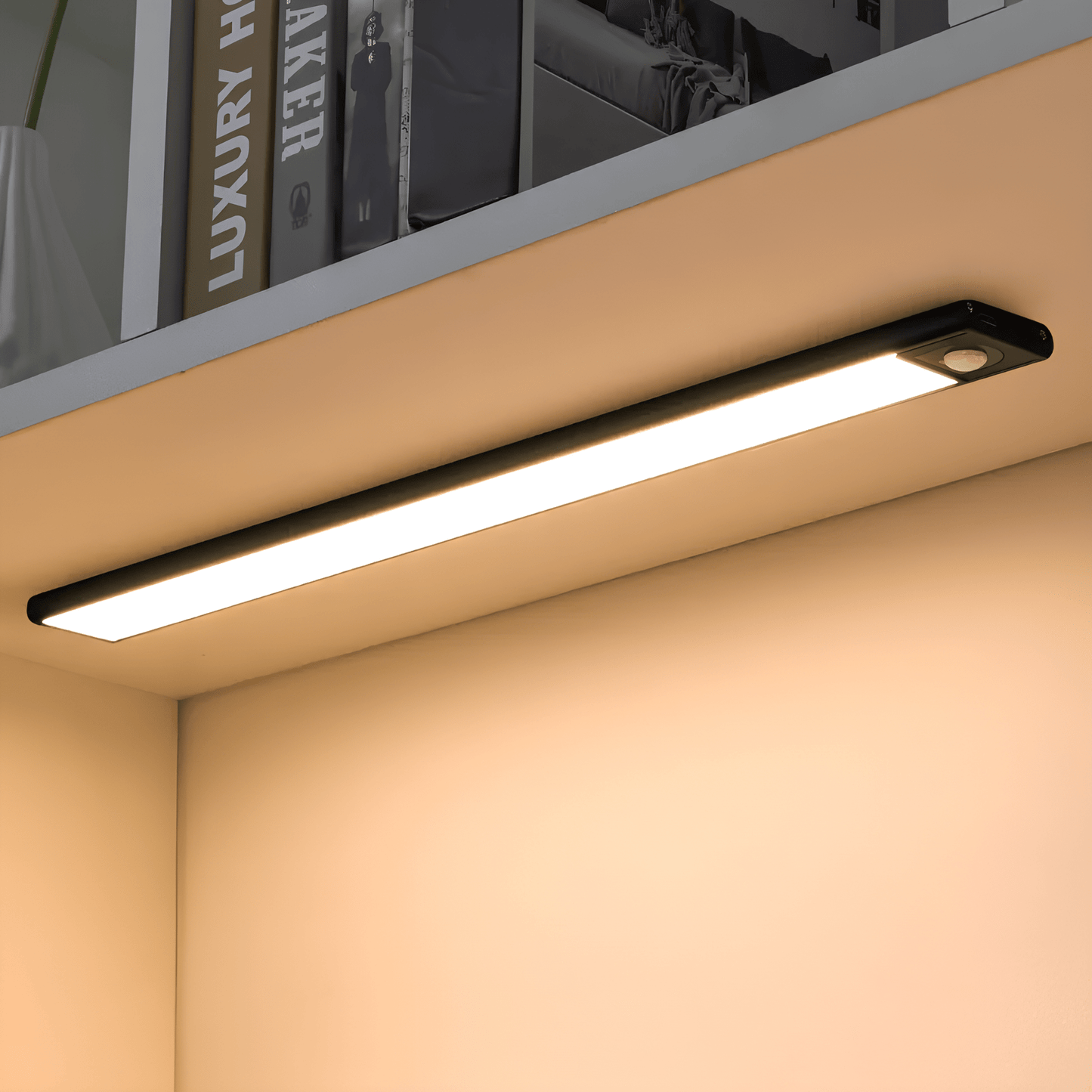 Rechargeable Motion Sensor LED Under Cabinet Light Black NALANI