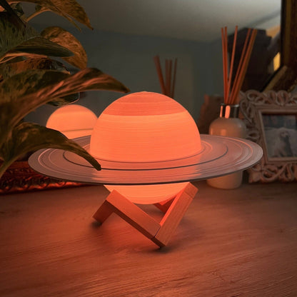 Rechargeable Saturnuslamp with Remote and Touch Control Technology NALANI