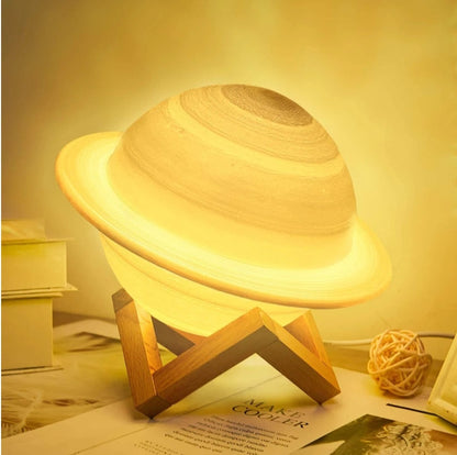 Rechargeable Saturnuslamp with Remote and Touch Control Technology NALANI