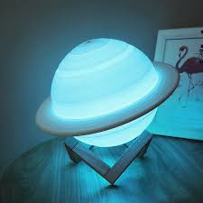 Rechargeable Saturnuslamp with Remote and Touch Control Technology NALANI