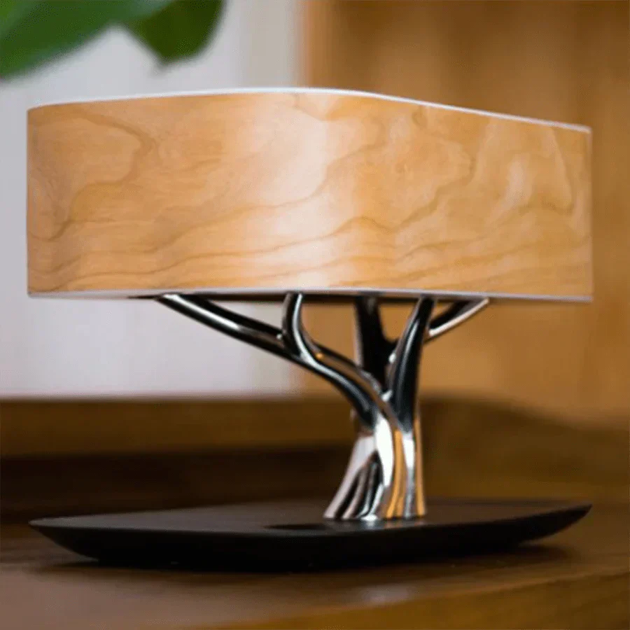 Refined Bed Lamp with Speaker and Charger for Modern Living NALANI