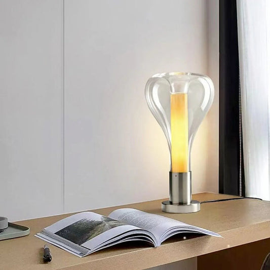 Relaxing Lava Art Table Lamp For Creative Interior Design Transparant NALANI