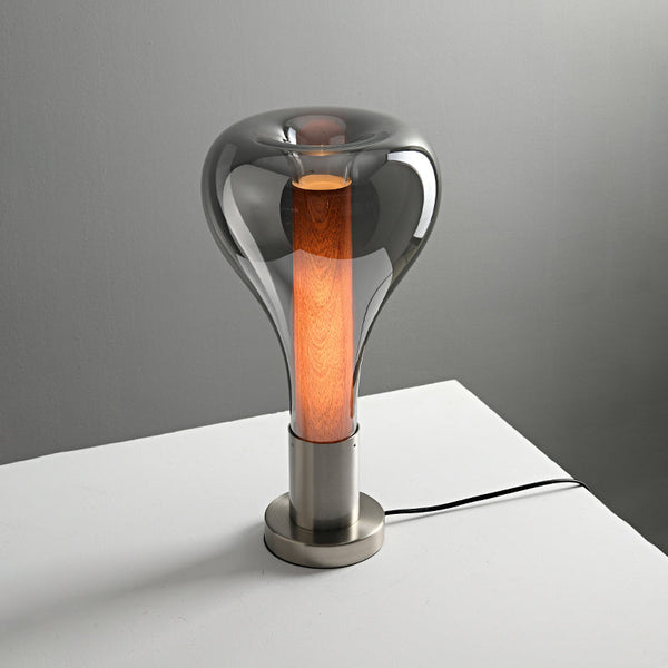 Relaxing Lava Art Table Lamp For Creative Interior Design Smoke grey NALANI