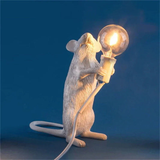 Resin Mouse Table Lamps Decorative Desk Lights For Kids Stand NALANI