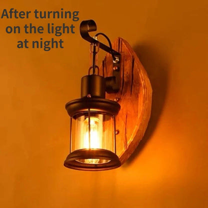 Retro Industrial Wall Light With Cage Shade Led Sconce NALANI