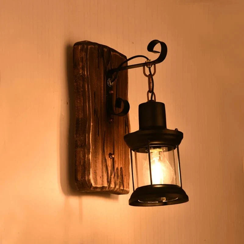 Retro Industrial Wall Light With Cage Shade Led Sconce NALANI