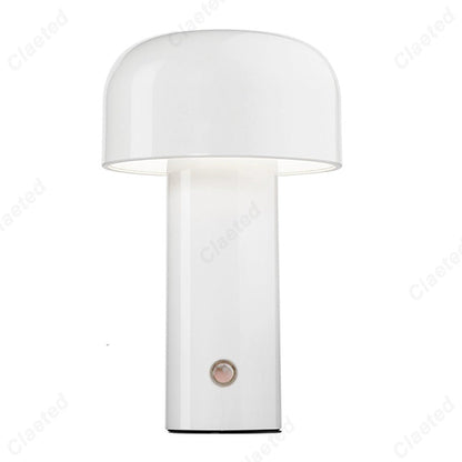 Retro LED Wireless Touch Table Lamp USB Rechargeable White NALANI