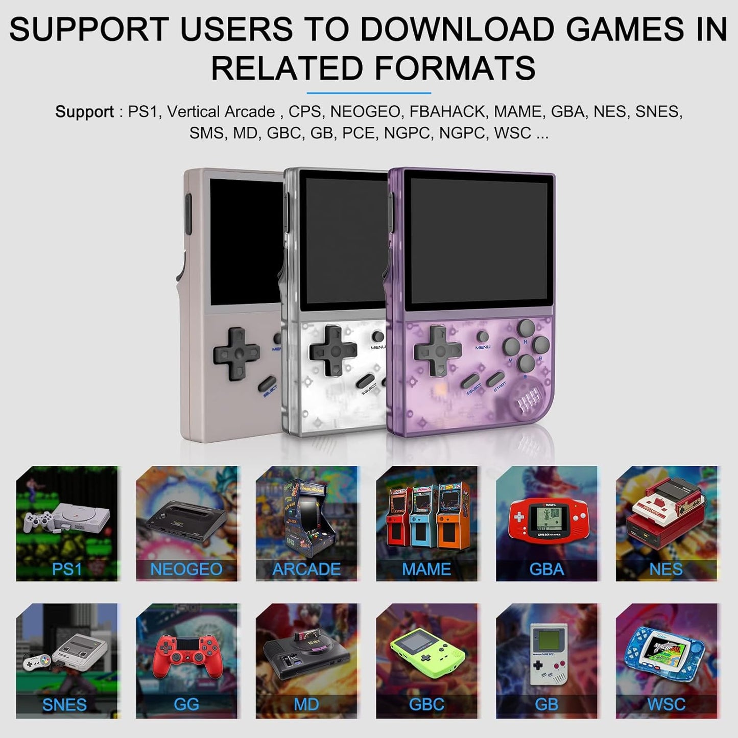 Retro Pocket Console With 3.5 Inch Screen And 5474 Games NALANI