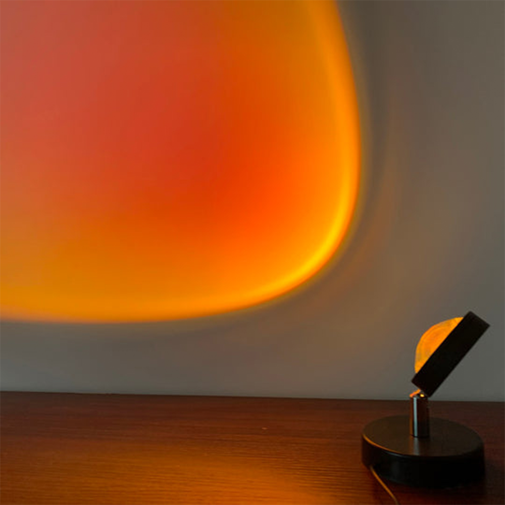 Retro Sunset Table Lamp With Warm Ambience For Living Room NALANI