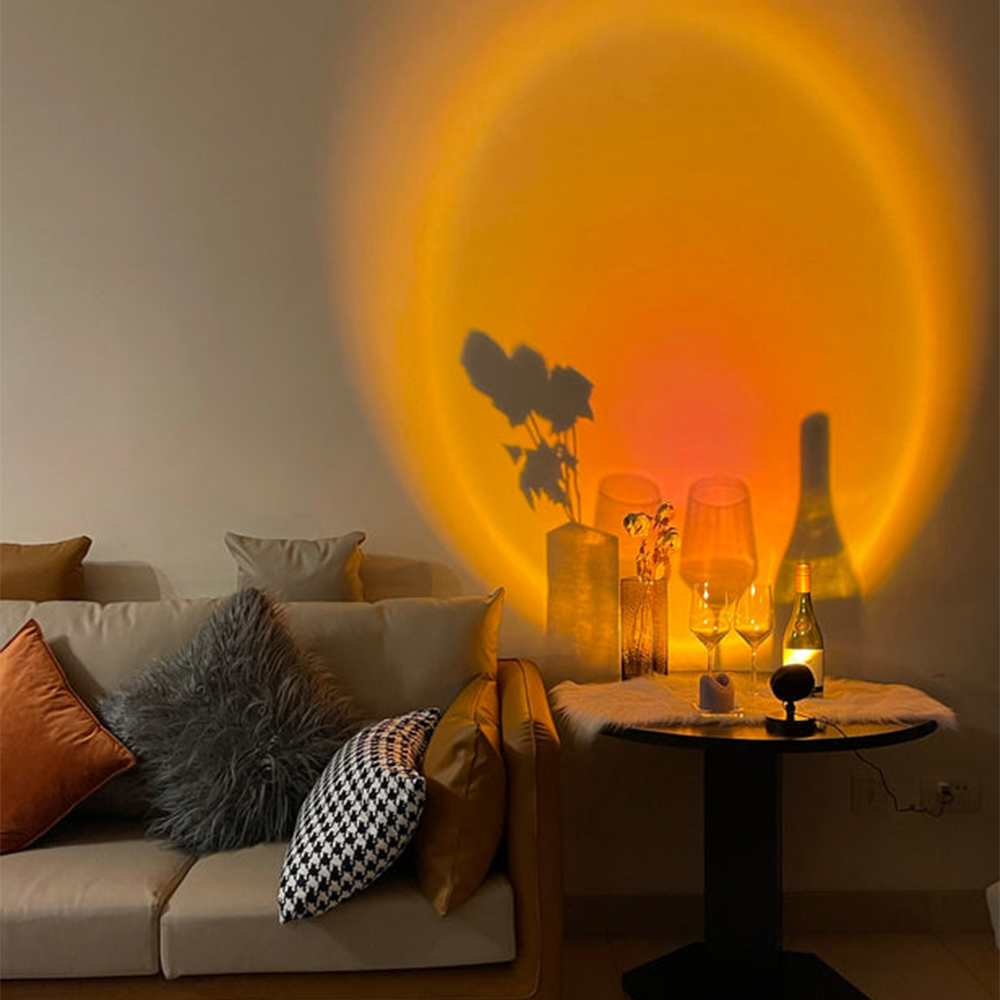 Retro Sunset Table Lamp With Warm Ambience For Living Room NALANI