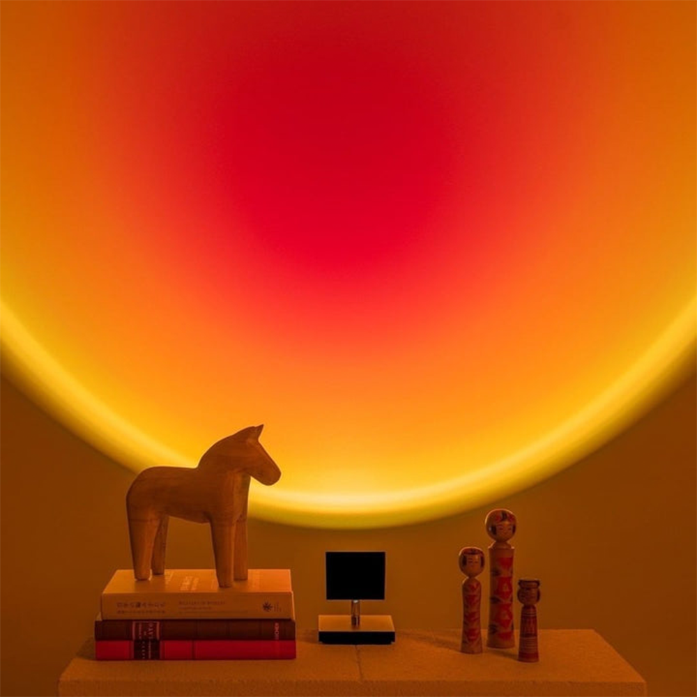 Retro Sunset Table Lamp With Warm Ambience For Living Room NALANI