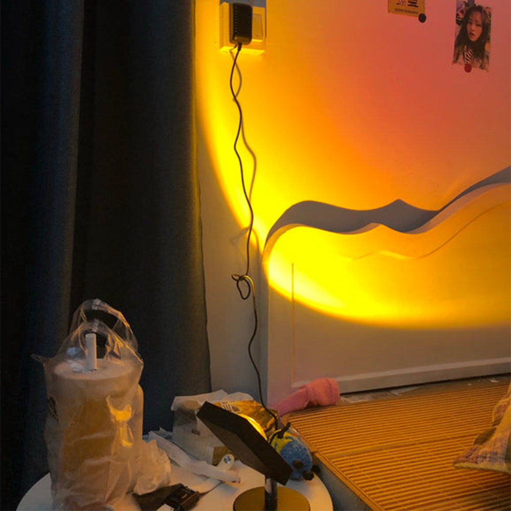 Retro Sunset Table Lamp With Warm Ambience For Living Room NALANI