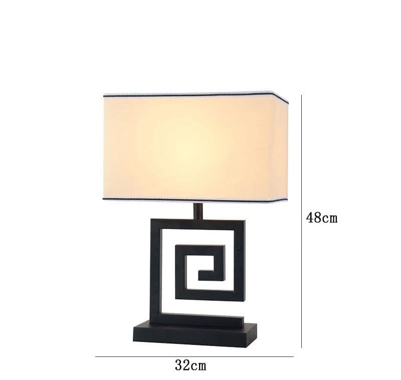 Retro Table Lamp Handmade Iron Decor For Chinese Style NALANI