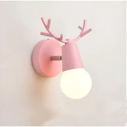 Revolia - LED wall light with antler inspiration Pink NALANI