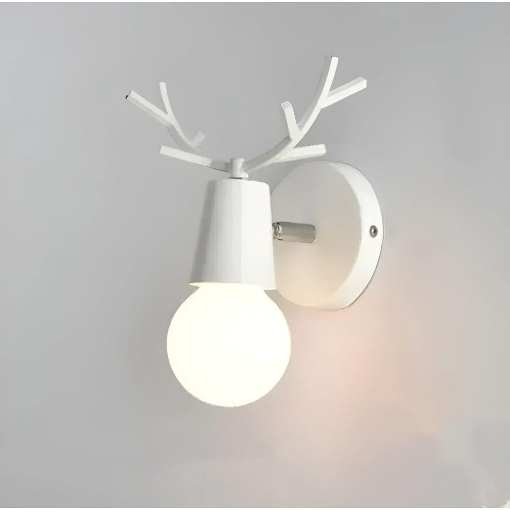 Revolia - LED wall light with antler inspiration White NALANI