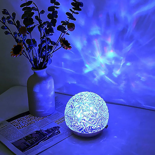 Ripple Ocean Wave Projector Lamp for Relaxing Atmosphere Tropfen NaLani