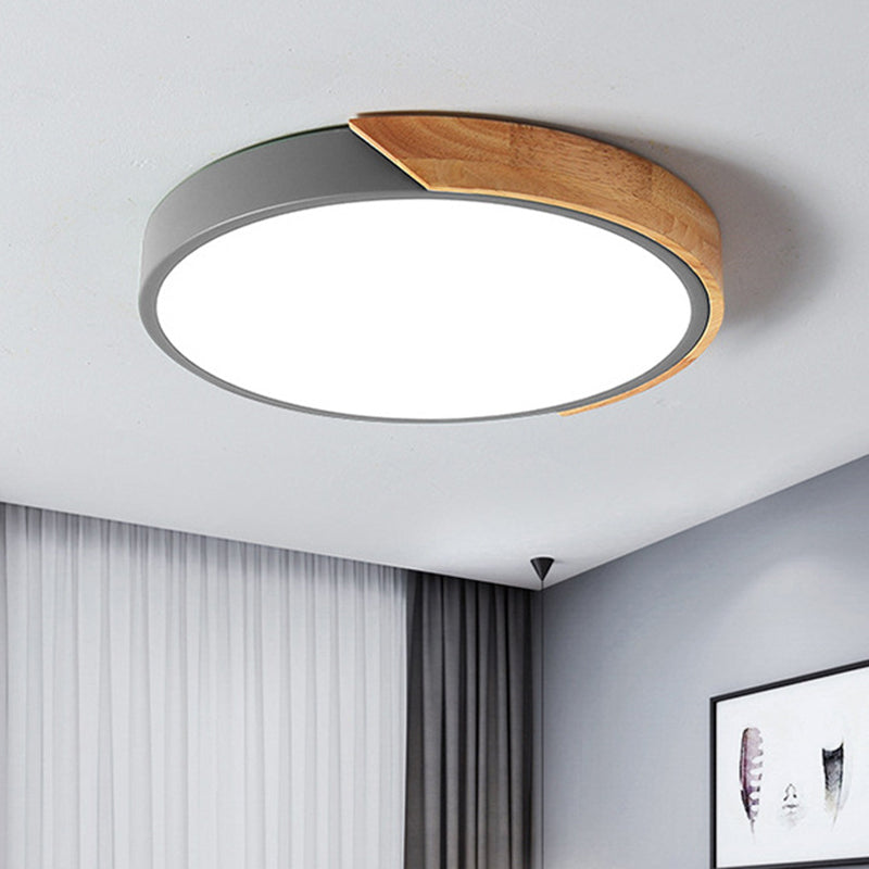 Round Flush Mount Light Fixture Acrylic Ceiling Light NALANI