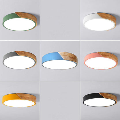 Round Flush Mount Light Fixture Acrylic Ceiling Light NALANI