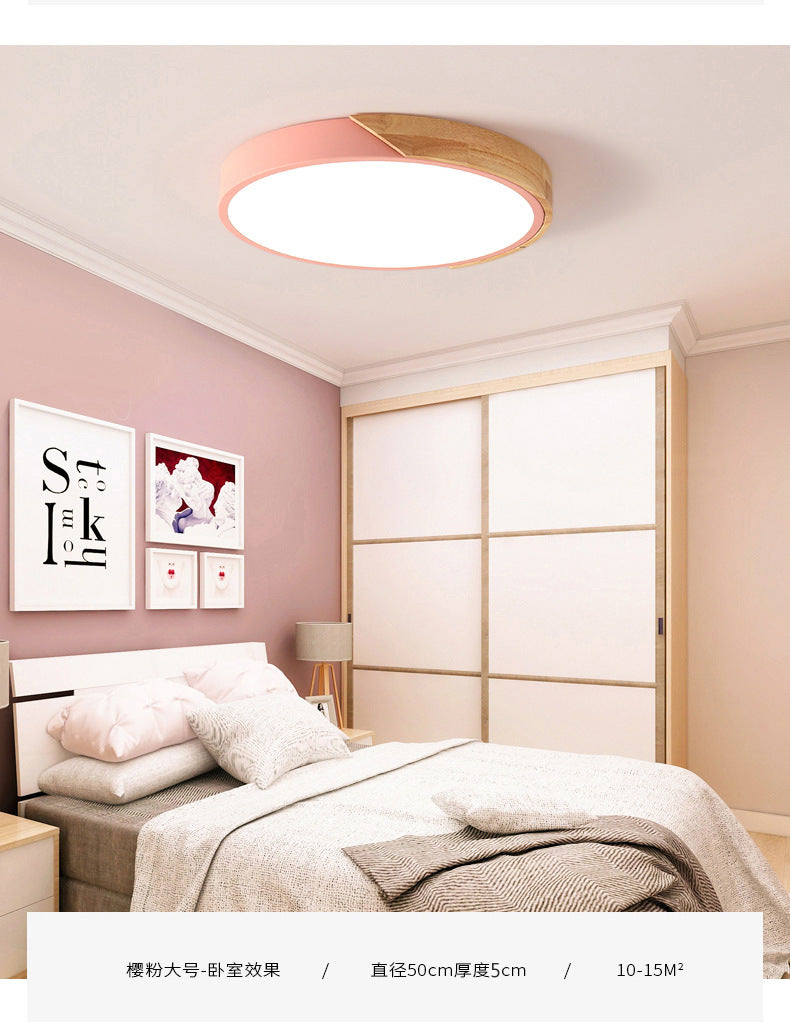 Round Flush Mount Light Fixture Acrylic Ceiling Light NALANI