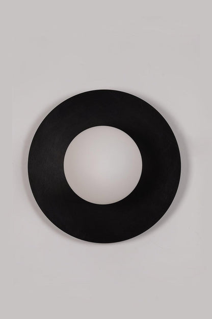 Round Glass Wall Lamp With Lunar Glow Art Light Ambient NALANI