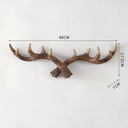 Rustic Wall Coat Rack for Charming Home Entryway Decor Brown NaLani