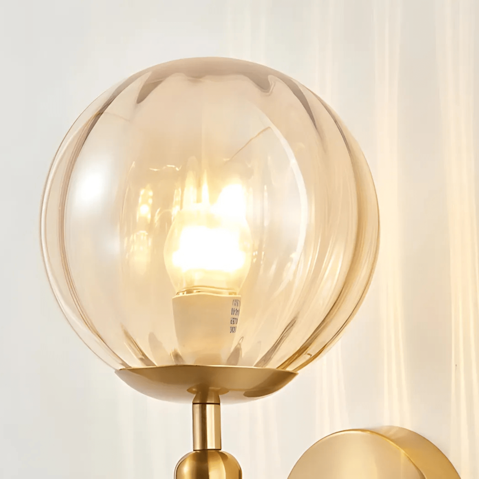 Satin Brass Wall Light Modern Fixture For Living Rooms NALANI